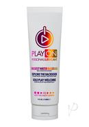 Play On Personal Lubricant Thick Water Based Gel 4 Ounce