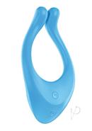 Satisfyer Endless Love Silicone Singles Or Partner Vibrator Usb Rechargeable Waterproof Light Blue