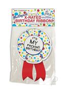 Candyprints X-rated Birthday Ribbon Medallion