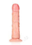 Realrock Curved Realistic Dildo With Suction Cup 6in - Vanilla