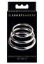 Sportsheets Metal O Ring Cock Ring (3 Pack) - Silver
