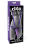 Dillio Strap-on Suspender Harness Set With Silicone Dildo 7in - Purple