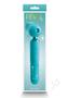 Revel Fae Rechargeable Silicone Vibrator With Clitoral Stimulator - Teal