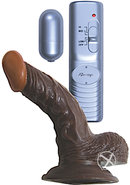 All American Whoppers Vibrating Dildo With Balls 5in -...