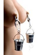 Master Series Jugs Nipple Clamps With Buckets - Gray