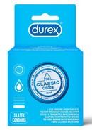 Durex Classic Latex Condoms 3-pack