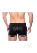 Prowler Red Leather Sport Shorts - 3xlarge - Black/gray