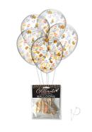 Glitterati Boobie Party Confetti Balloons (5 Per Pack) - Assorted Colors