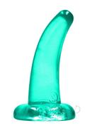 Realrock Crystal Clear Dildo With Suction Cup 4.5in