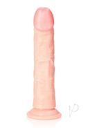 Realrock Curved Realistic Dildo With Suction Cup 8in -...