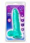 B Yours Plus Ram N` Jam Realistic Dildo With Balls 8in - Teal