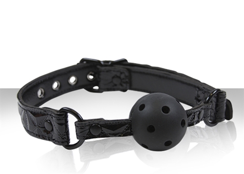 Sinful Ball Gag - Black - Image 2