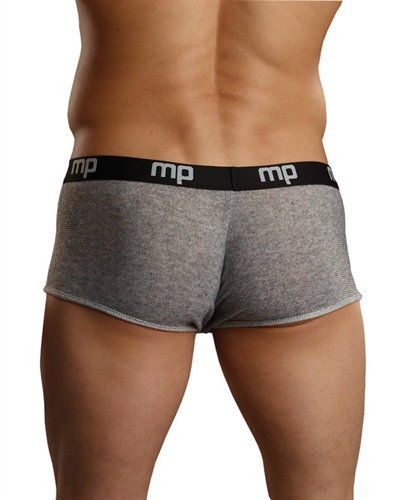 Heather Rib Enhancer Short - Large - Grey - Image 2