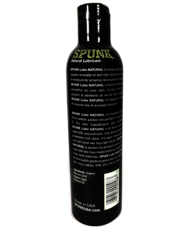 Spunk Lube Natural Cap 8 Fl Oz - Image 2