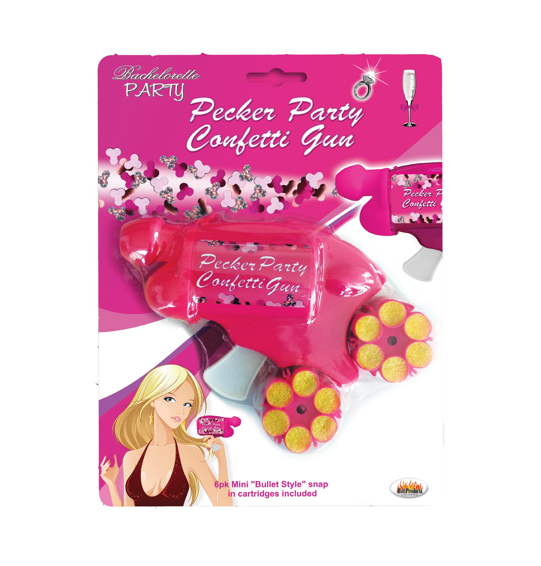 Bachelorette Party Pecker Party Confetti Gun - Image 2