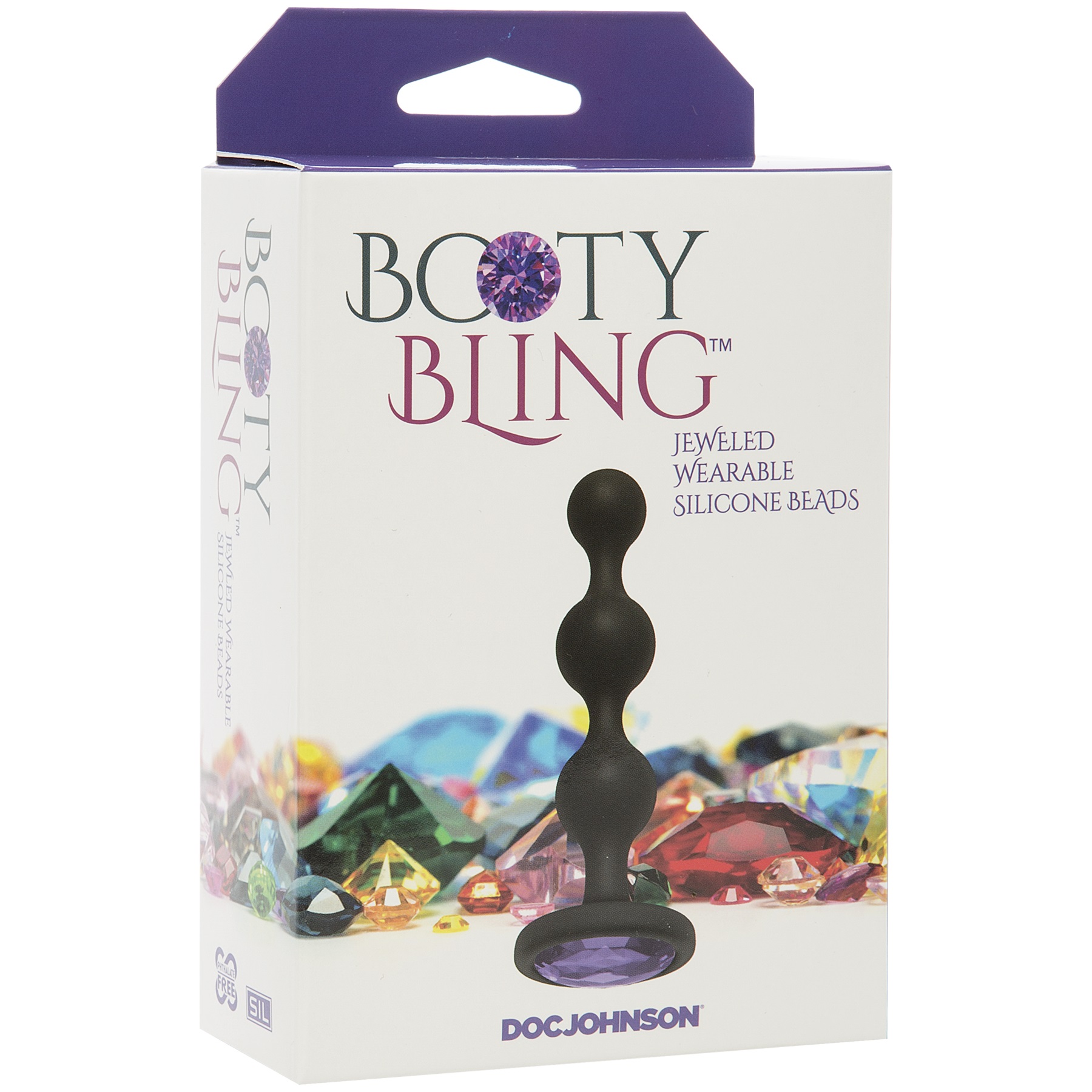 Booty Bling - Wearable Silicone Beads - Purple - Image 2