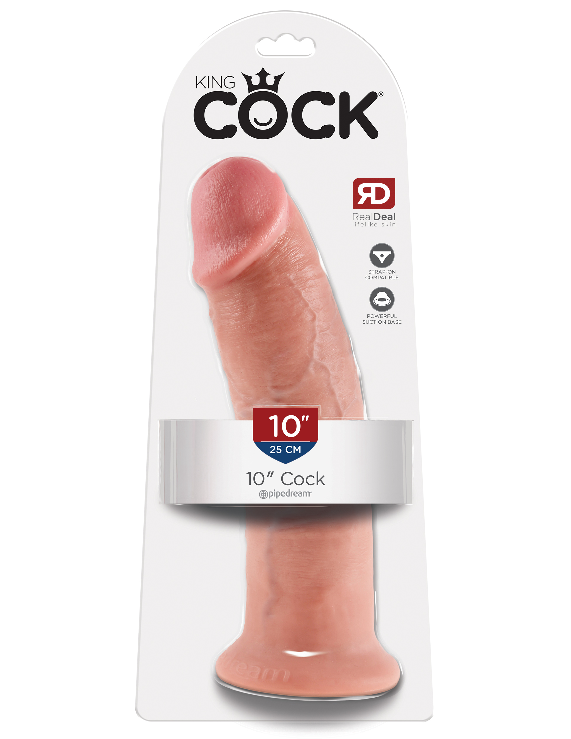 King Cock 10-Inch Cock - Flesh - Image 5