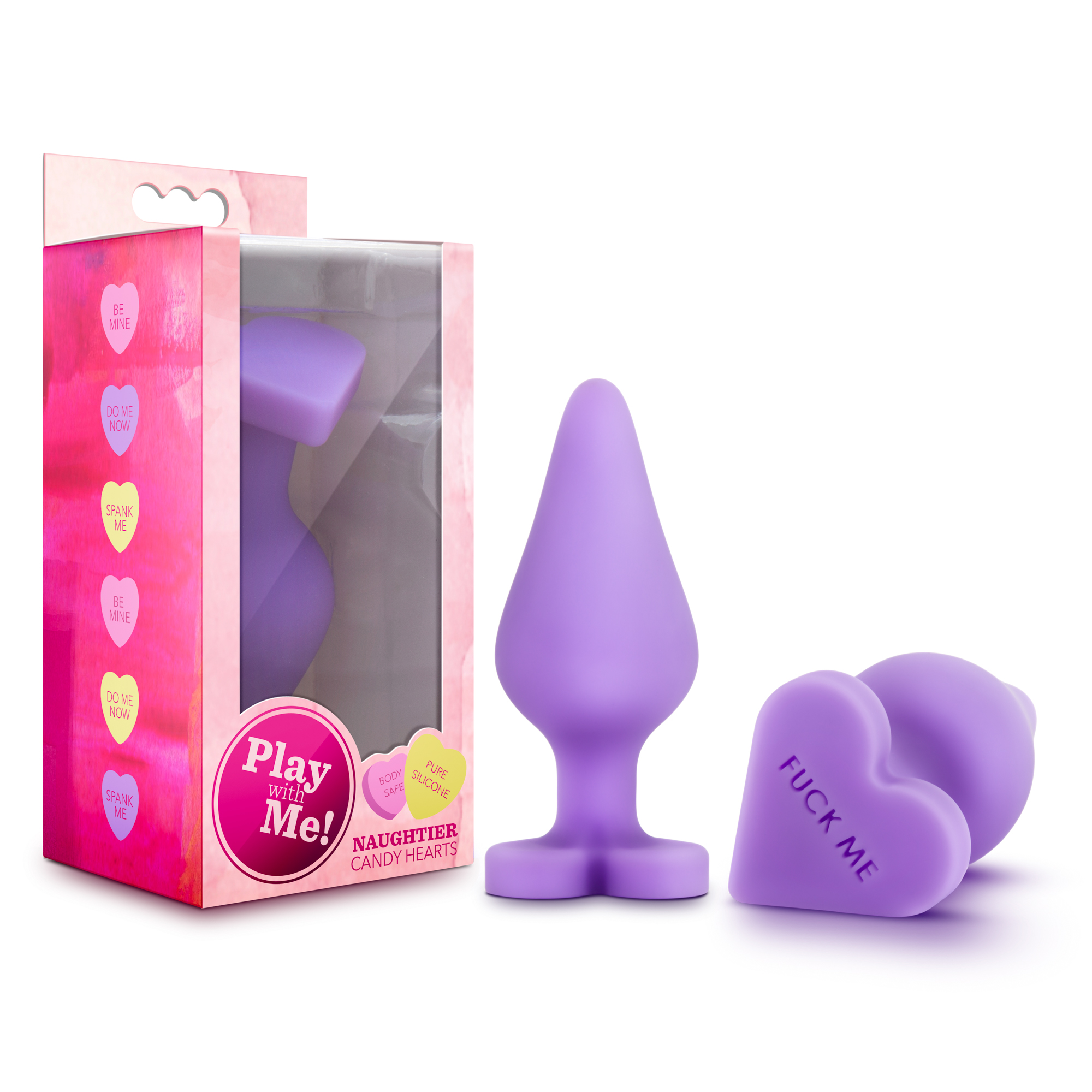 Naughtier Candy Hearts - Fuck Me - Purple - Image 2