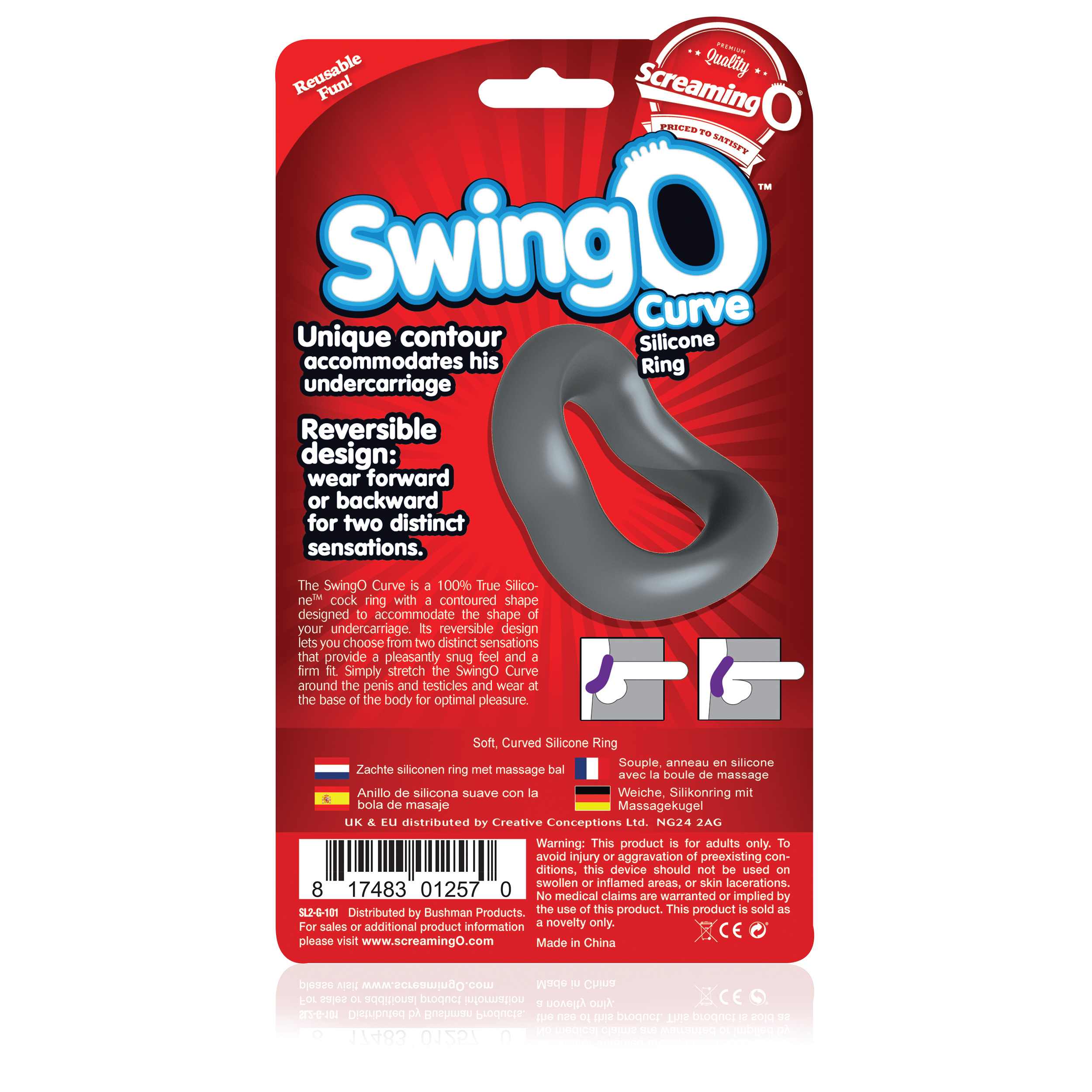 Swingo Curve - Each - Grey - Image 3