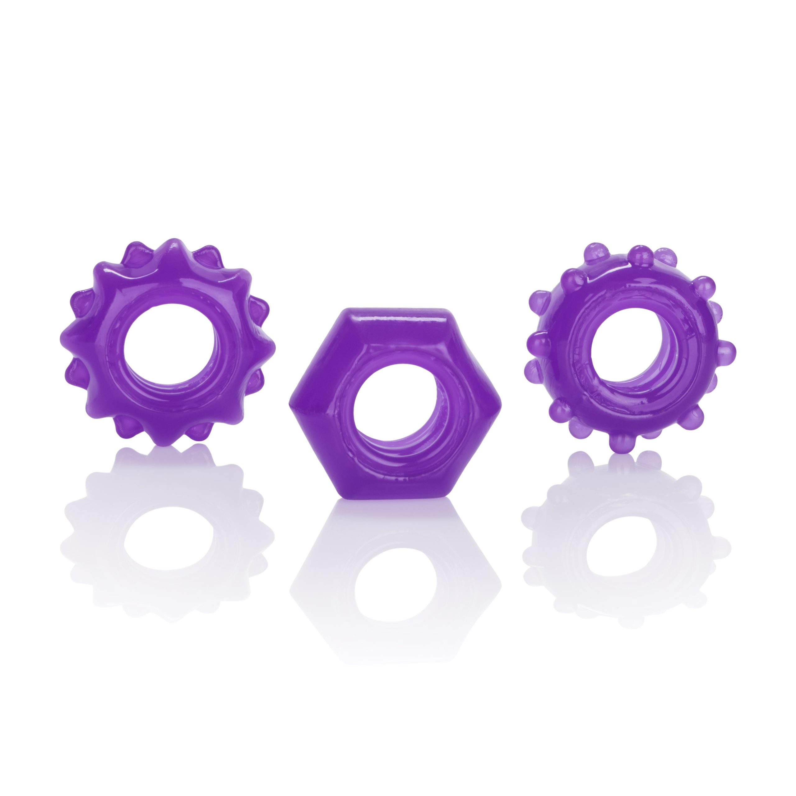 Reversible Ring Set - Purple - Image 5