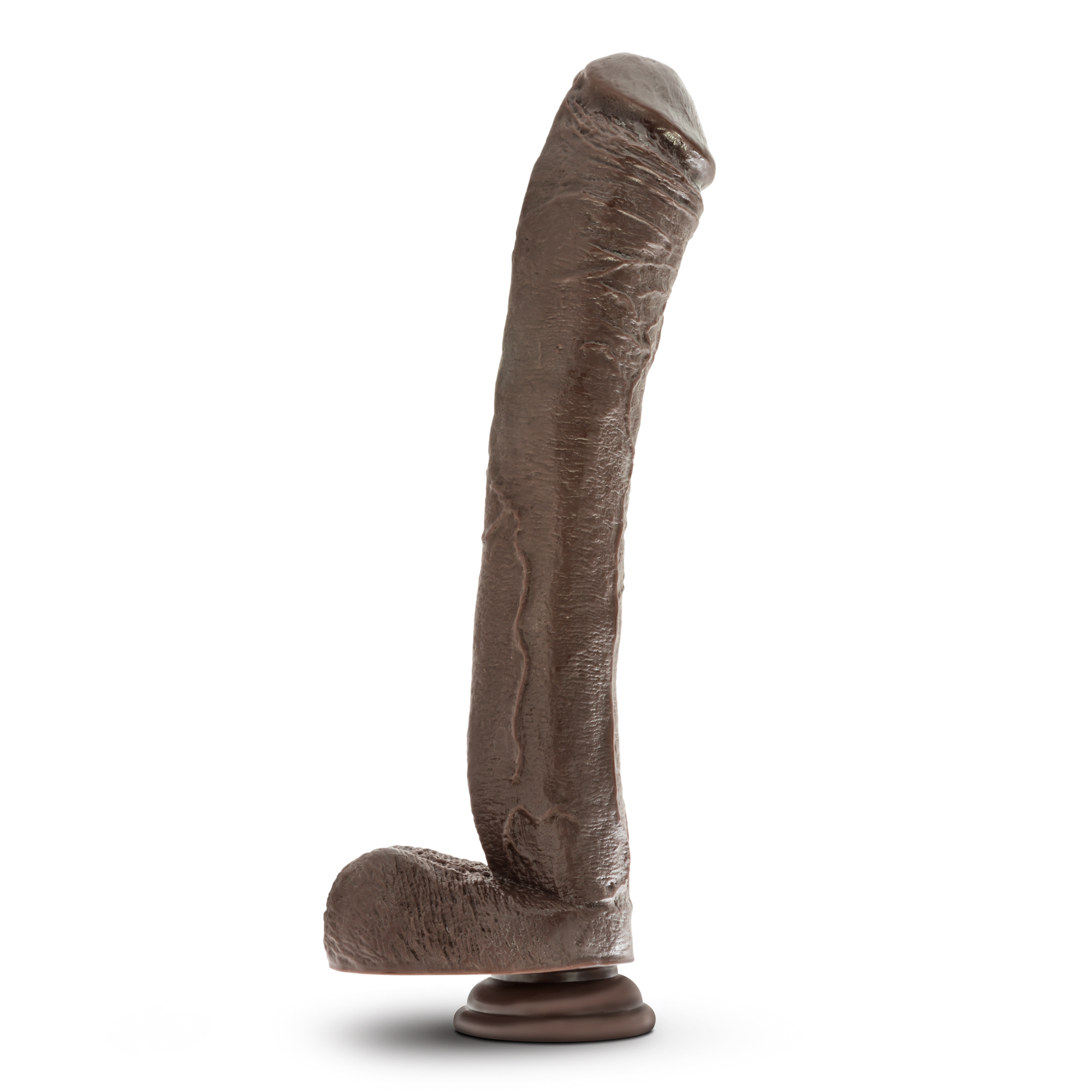 Dr. Skin Mr. Ed 13 Inch Dildo with Suction Cup - Chocolate - Image 2