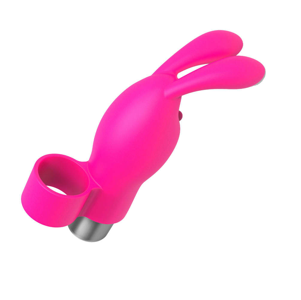 The 9's Flirt Bunny Finger Vibrator - Pink - Image 4