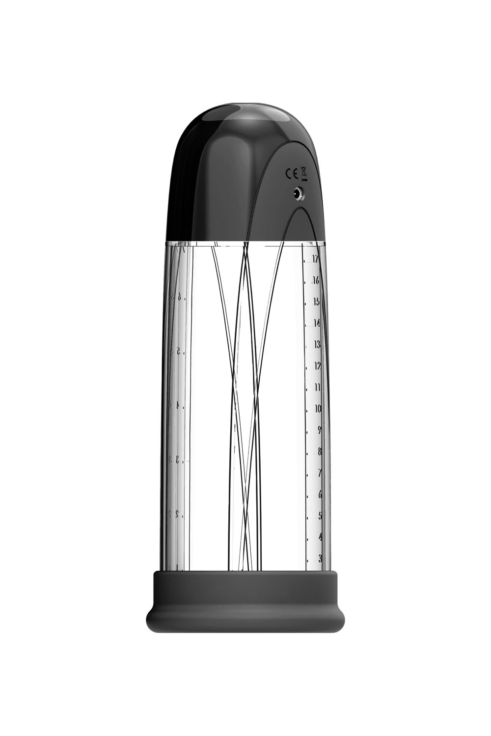 Pump Rechargeable Vacuum Penis - Just Black - Image 3