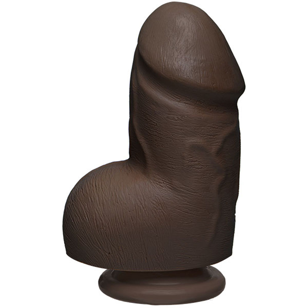 The D - Fat D - 6 Inch With Balls - Firmskyn - Chocolate - Image 2