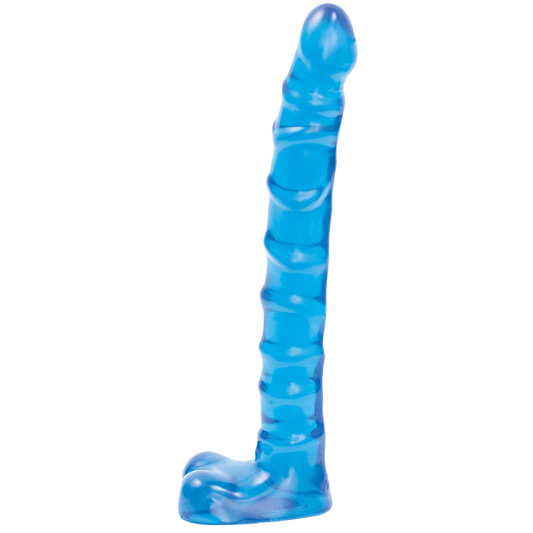Raging Hard-Ons Slimline Cobalt Blue Jellie - 9 Inches - Ballsy - Image 2