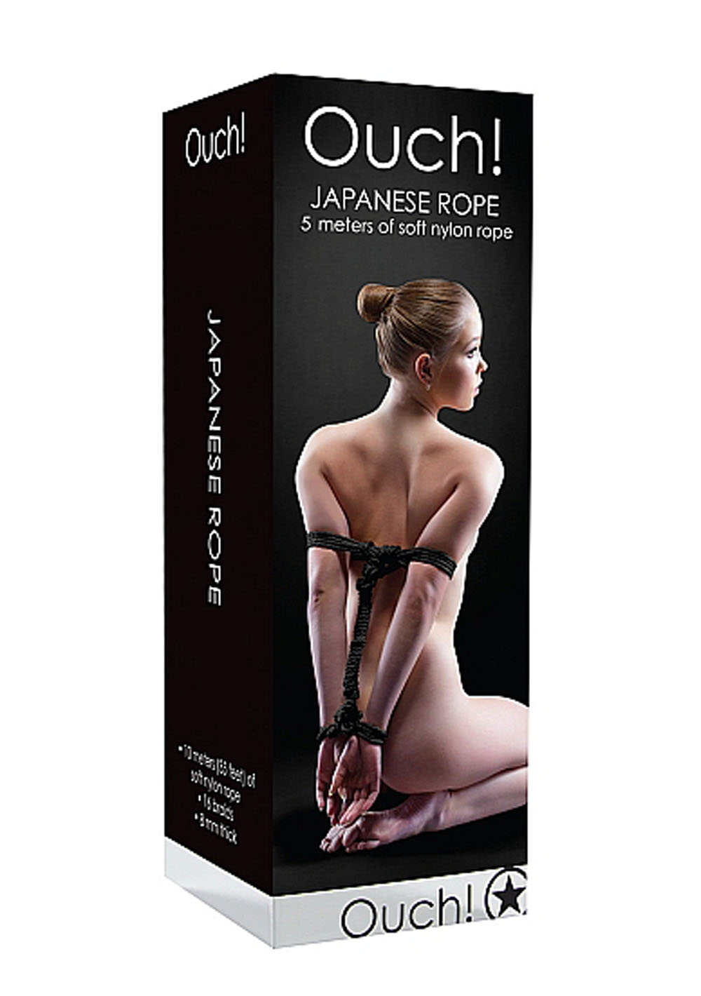 Japanese Rope 5 Meters of Soft Nylon Rope - Black - Image 2