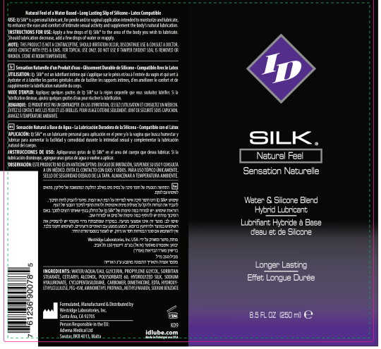 ID Silk Silicone and Water Blend Lubricant 8.5 Oz - Image 2