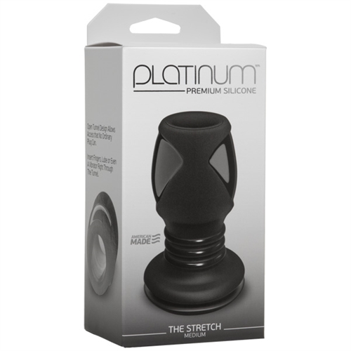 Platinum Premium Silicone - the Stretch - Medium - Black - Image 2
