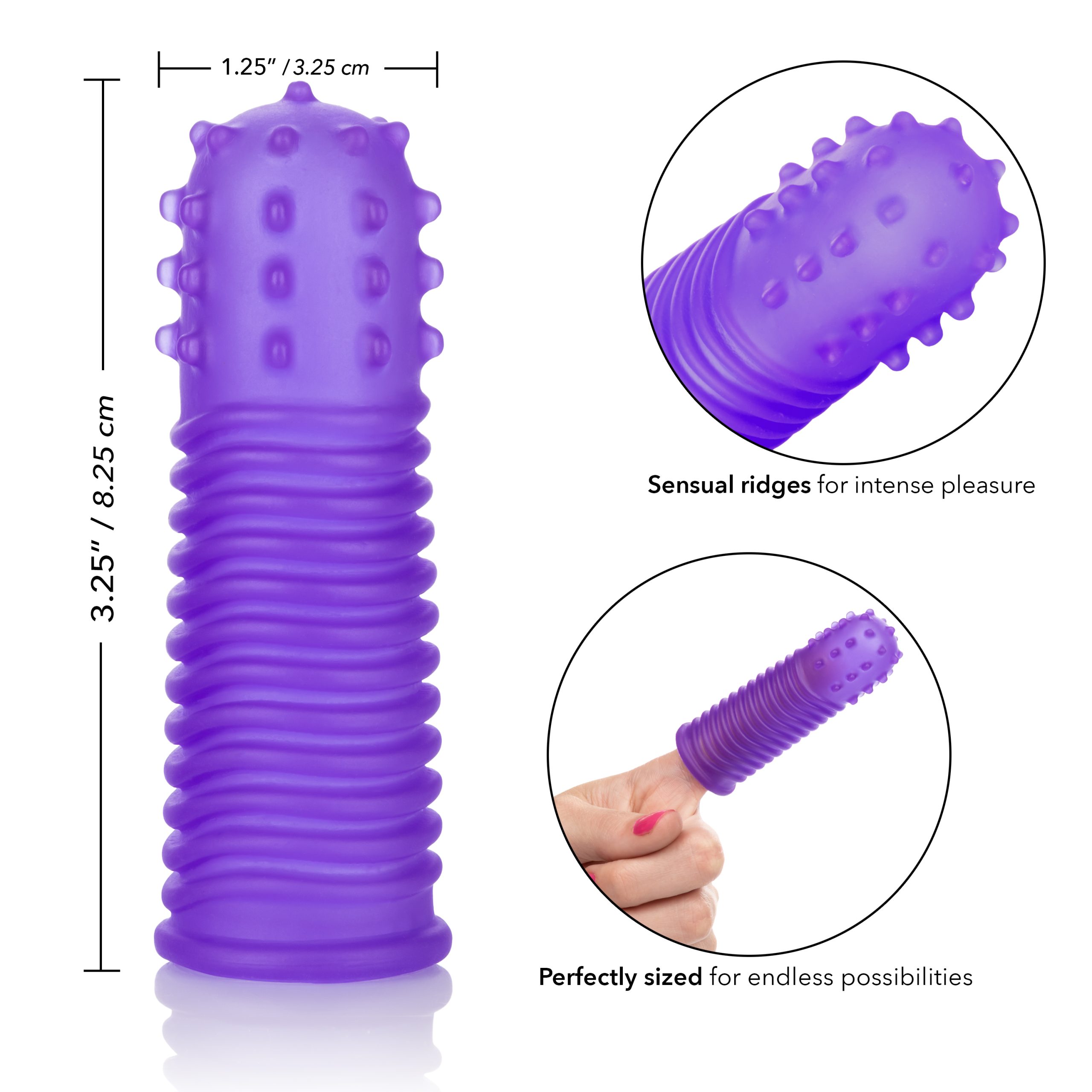 Intimate Play Finger Tingler - Purple - Image 4
