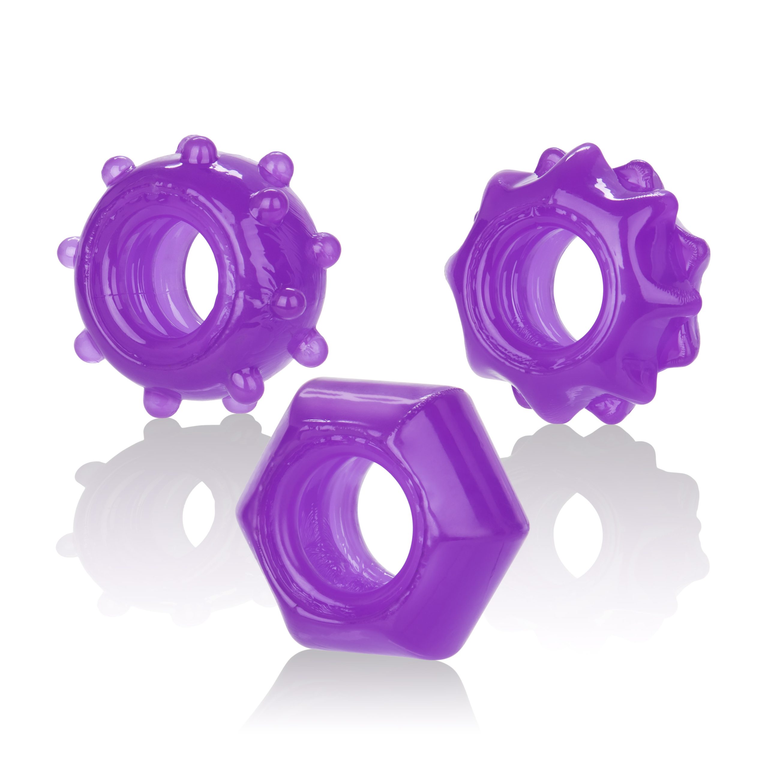 Reversible Ring Set - Purple - Image 8