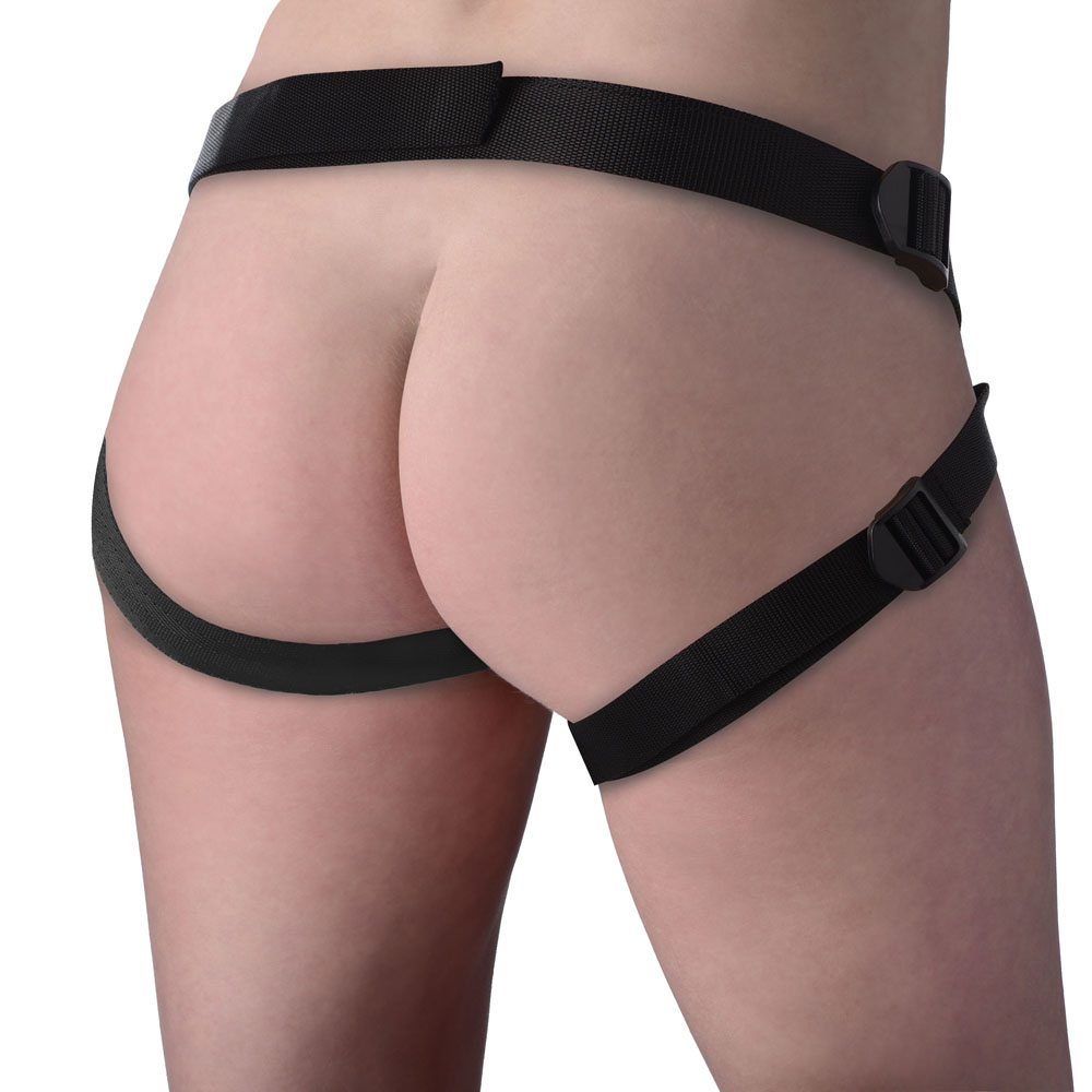 Charmed 7.5 Inch Silicone Dildo With Harness - Image 3