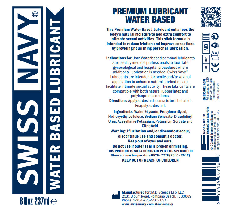 Swiss Navy Water-Based Lube - 16 Fl. Oz. - Image 2