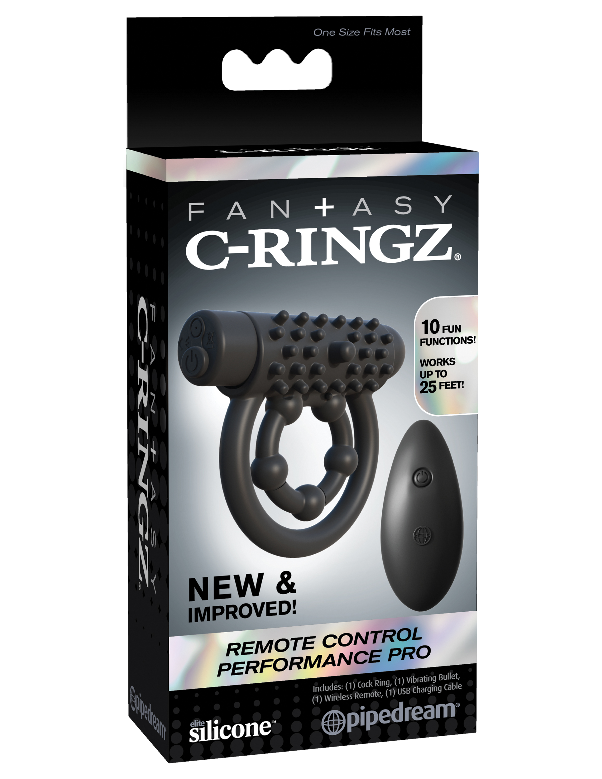 Fantasy C-Ringz Remote Control Performance Pro - Black - Image 3