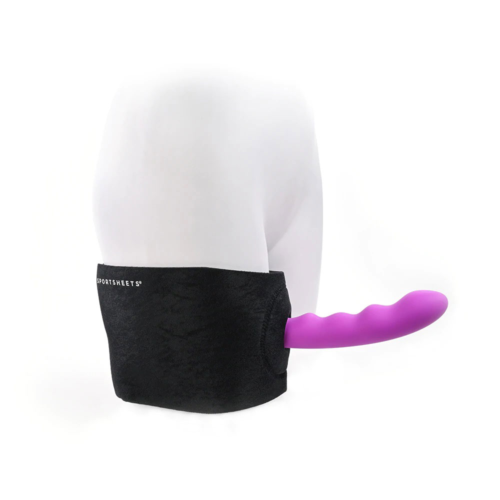Sportsheets Ultra Thigh Strap on - Black - Image 3