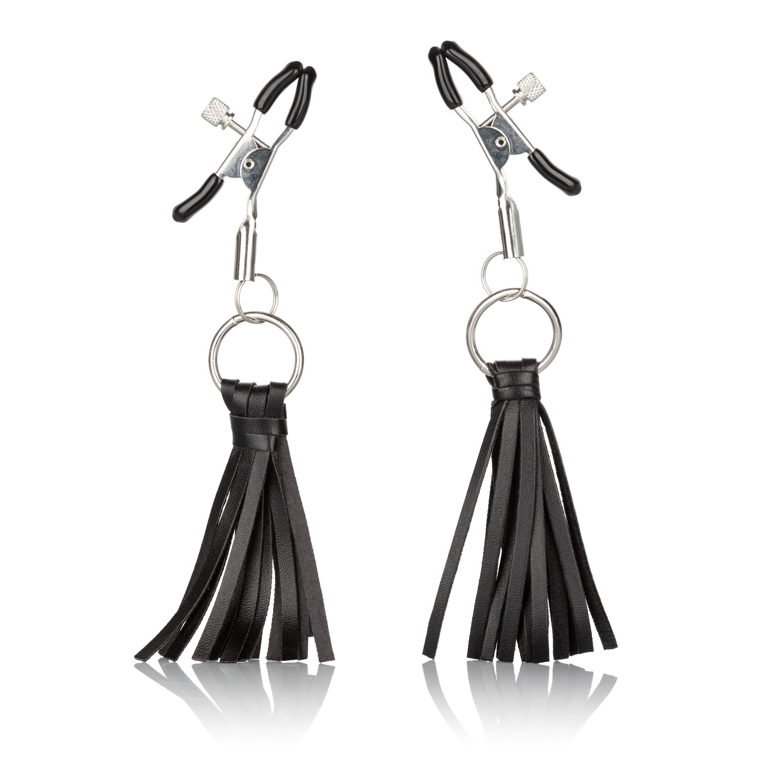 Nipple Play Playful Tassels Nipple Clamps - Black - Image 8