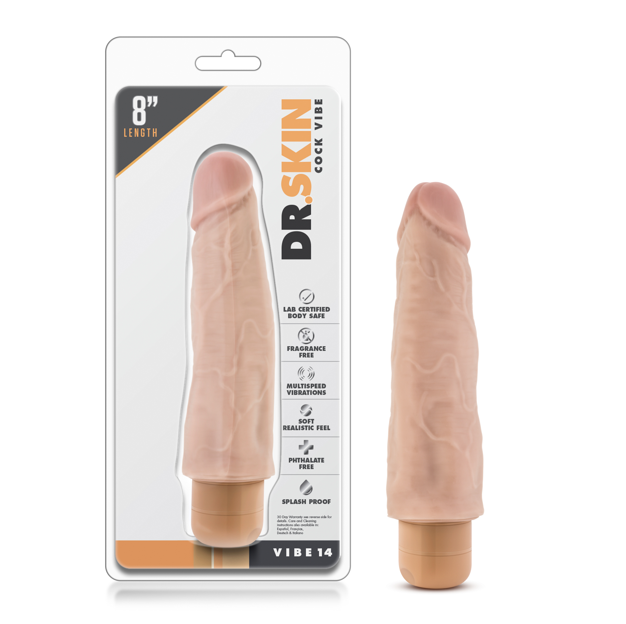 Dr. Skin - Cock Vibe 14 - Beige - Image 8