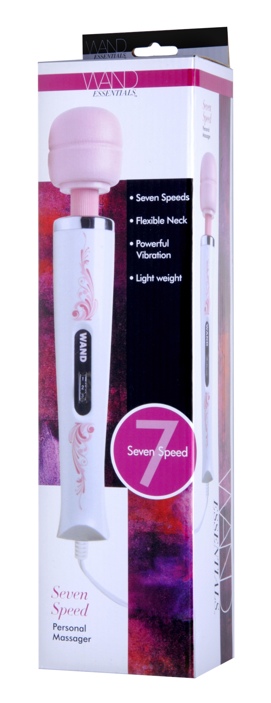 7 Speed Wand 110v - Pink - Image 3