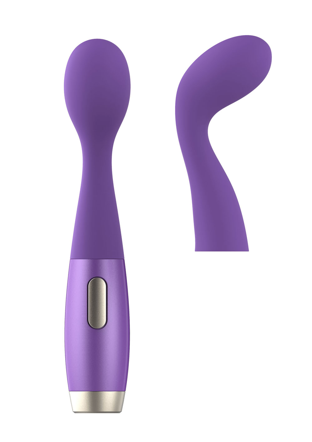 Perks Ex-1 Clitoral Stimulating Wand and G-Spot Vibrator - Purple - Image 5