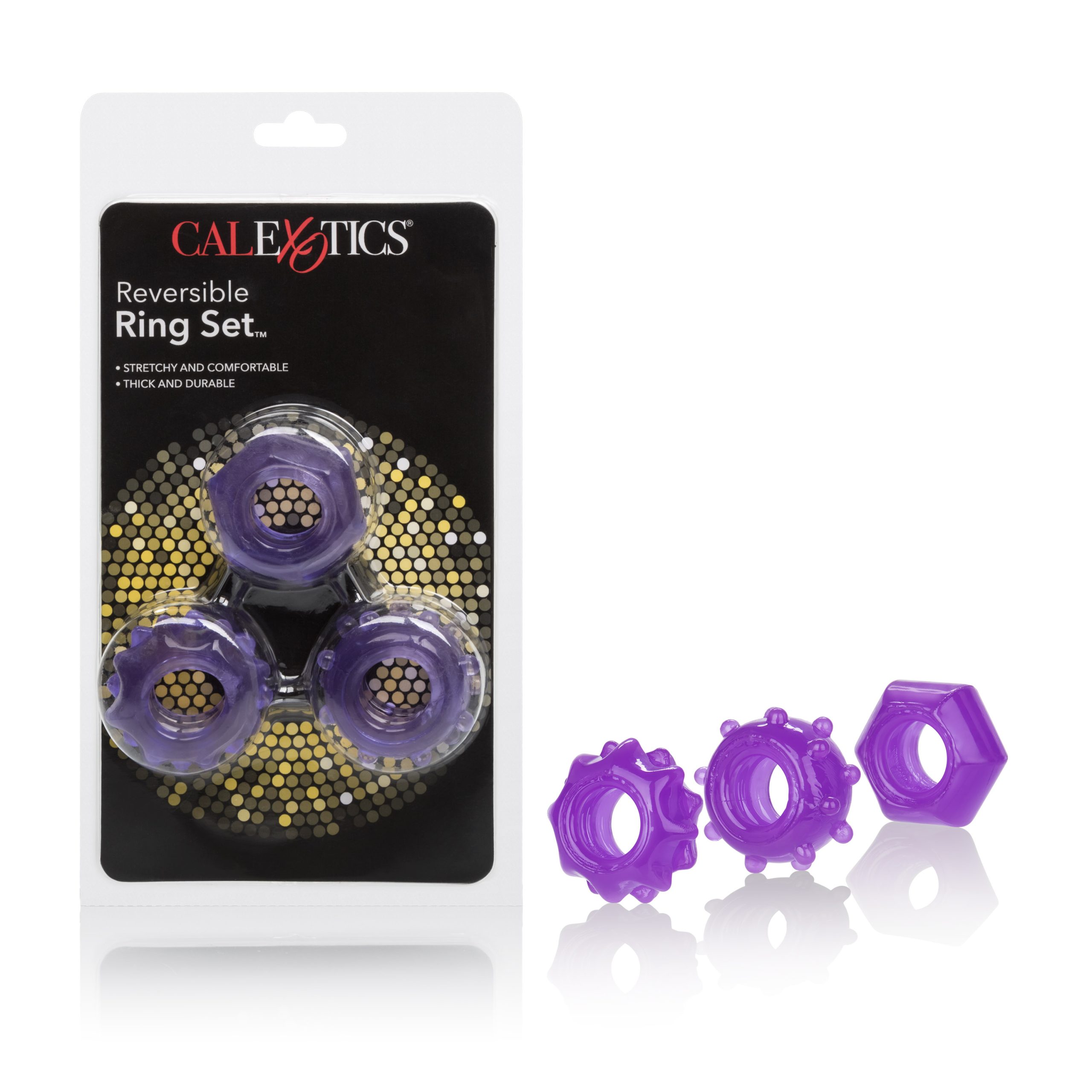 Reversible Ring Set - Purple - Image 9