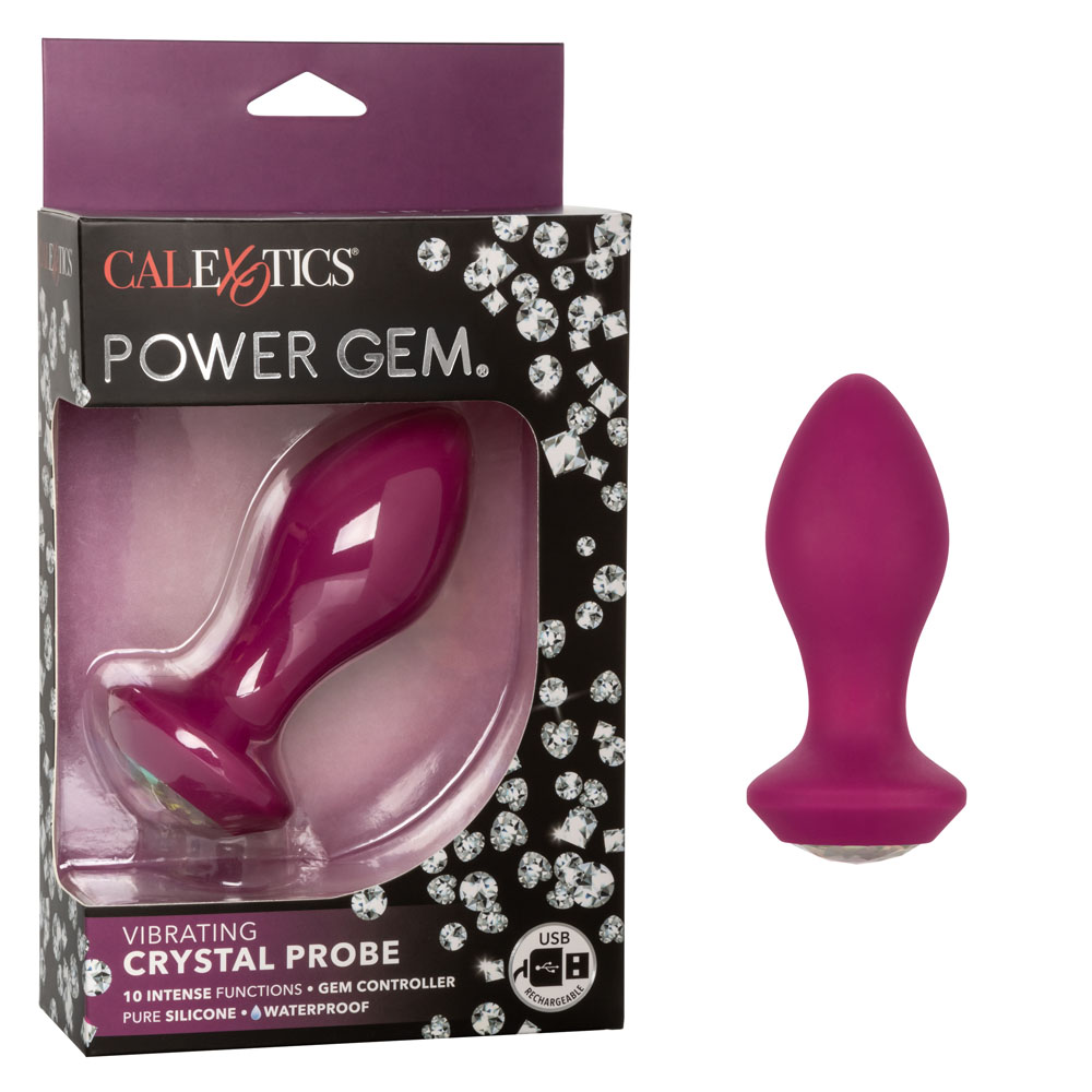 Power Gem Vibrating Crystal Probe - Purple - Image 2