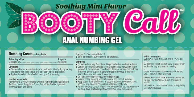 Booty Call Anal Numbing Gel - Mint - Image 2
